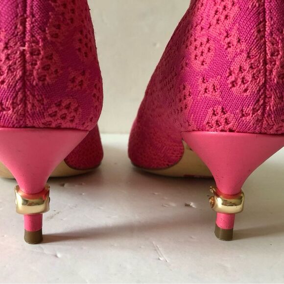 JEWEL BOOTIE COACH WOMEN'S SIZE 5.5 B KNIT UPPER PINK RUBBER OUTSOLE PULLON, - Picture 10 of 15